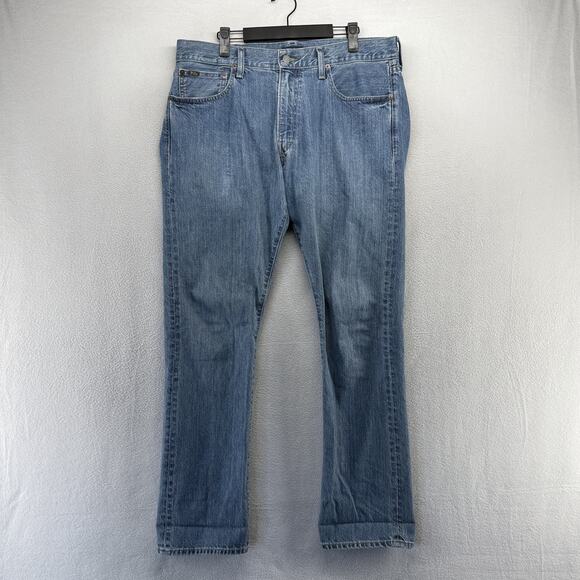 Polo Ralph Lauren Other - Ralph Lauren Jeans Men's 34x32 Blue Denim Varick Slim Straight PRL RL 5 Pocket